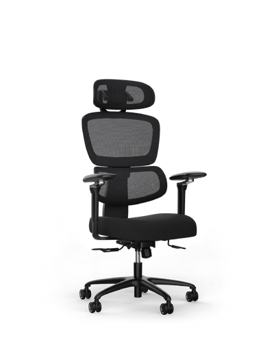 Chaise de bureau ergonomique DESKSPACE MOVE PRO, vue produit détourée sur fond clair