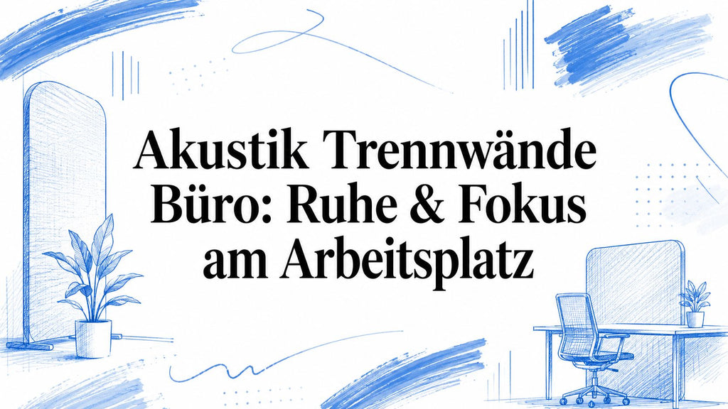 Akustik Trennwände Büro: Ruhe & Fokus am Arbeitsplatz
