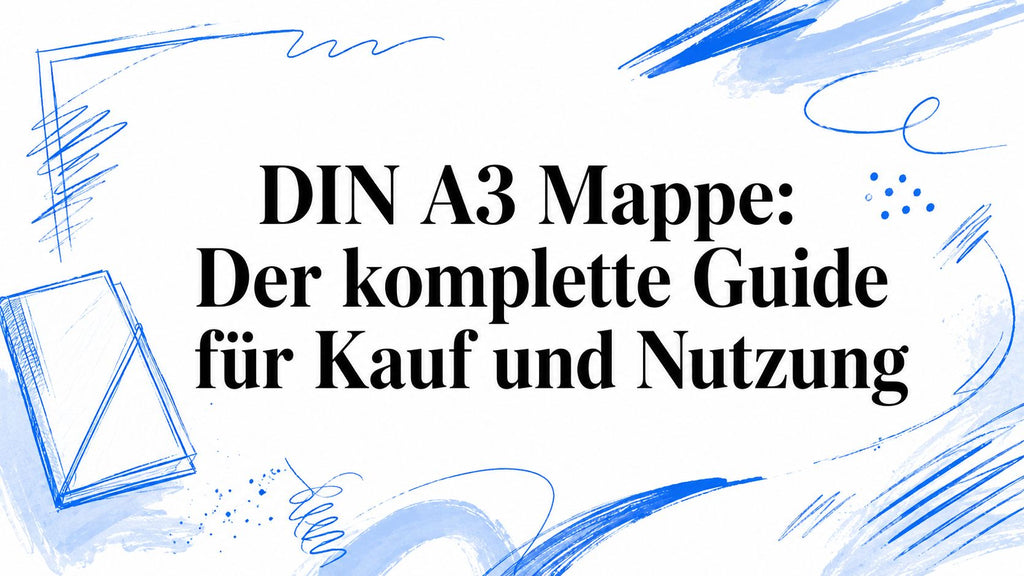 DIN A3 Mappe: Der komplette Guide für Kauf und Nutzung