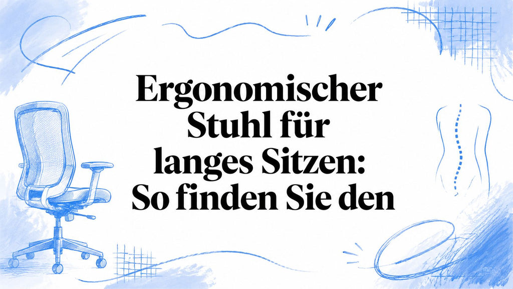Ergonomischer Stuhl für langes Sitzen: So finden Sie den