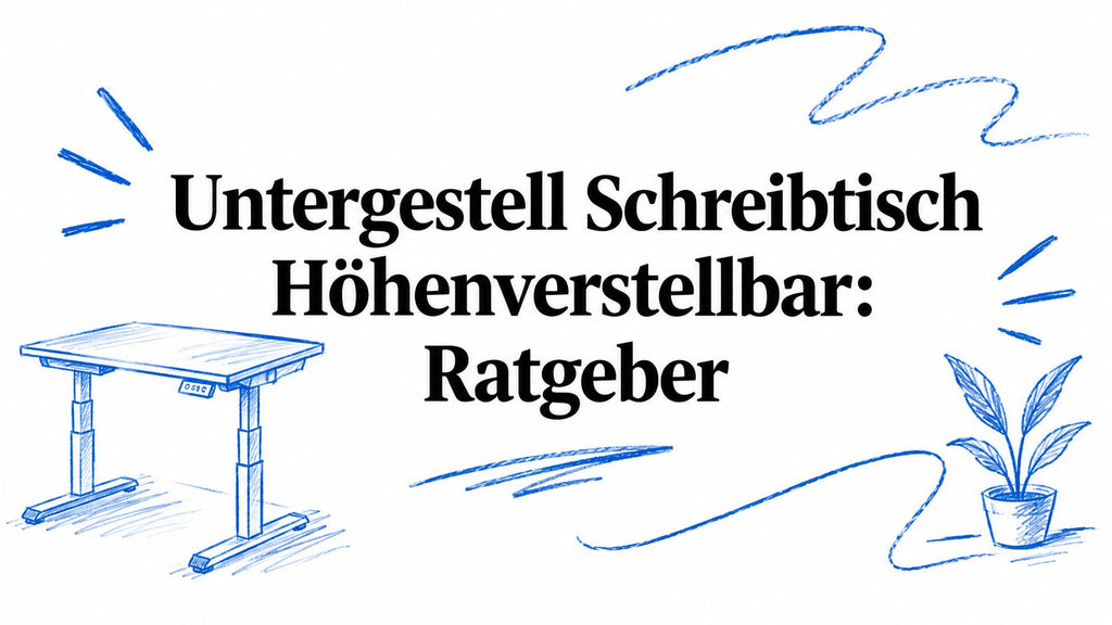 Untergestell Schreibtisch Höhenverstellbar: Ratgeber