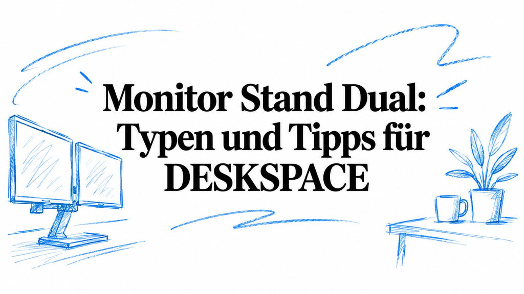 Monitor Stand Dual: Typen und Tipps für DESKSPACE