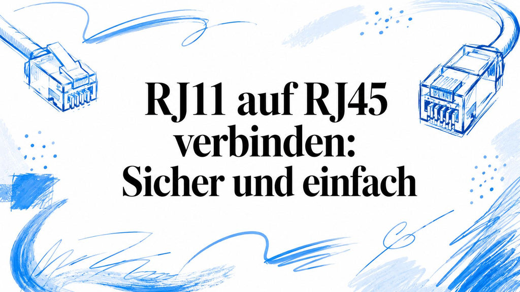 RJ11 auf RJ45 verbinden: Sicher und einfach