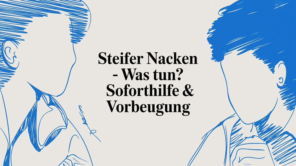Steifer Nacken - was tun? Soforthilfe & Vorbeugung